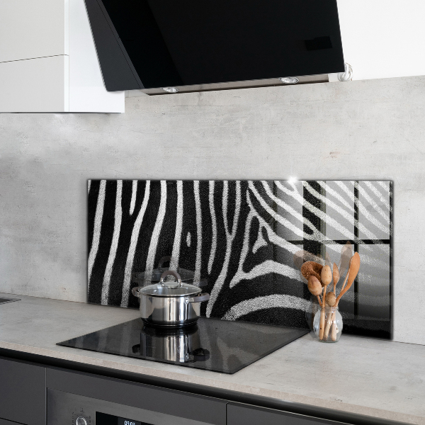 Konyhai panel Zebra skin african ext