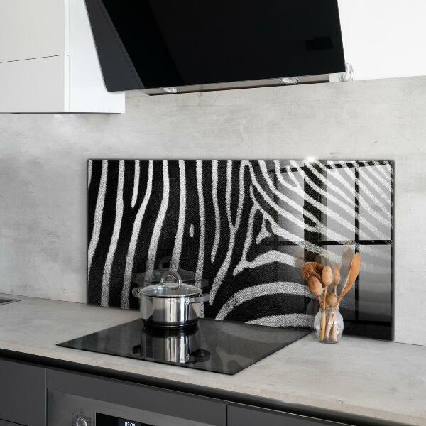 Konyhai panel Zebra skin african ext