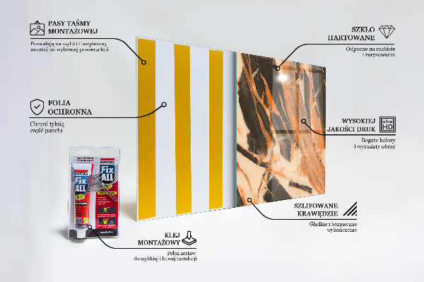 Konyhai panel Természetes kő összetétele