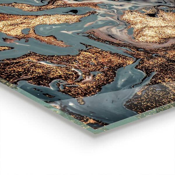 Konyhai panel Márvány művészet absztrakt