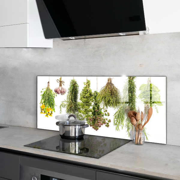 Konyhai panel Szárított gyógynövények gyógynövény
