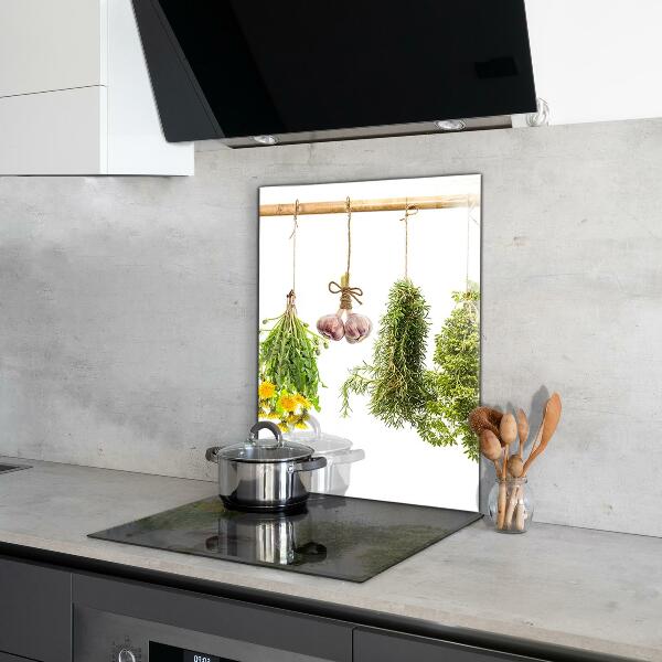 Konyhai panel Szárított gyógynövények gyógynövény