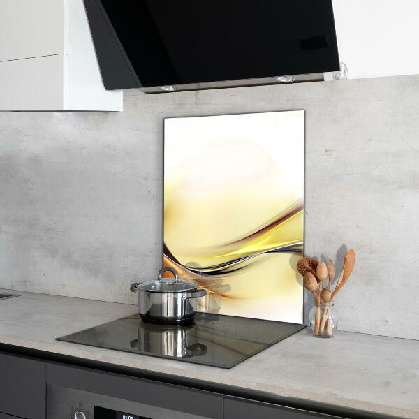 Konyhai panel Energiahullám absztrakció