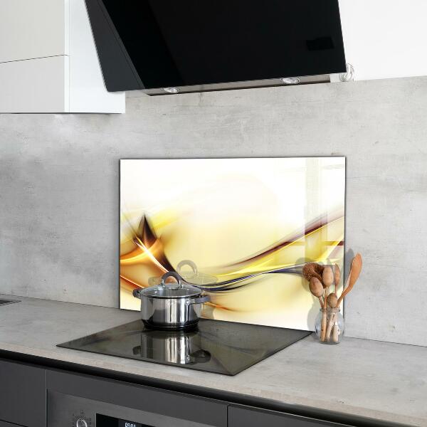 Konyhai panel Energiahullám absztrakció