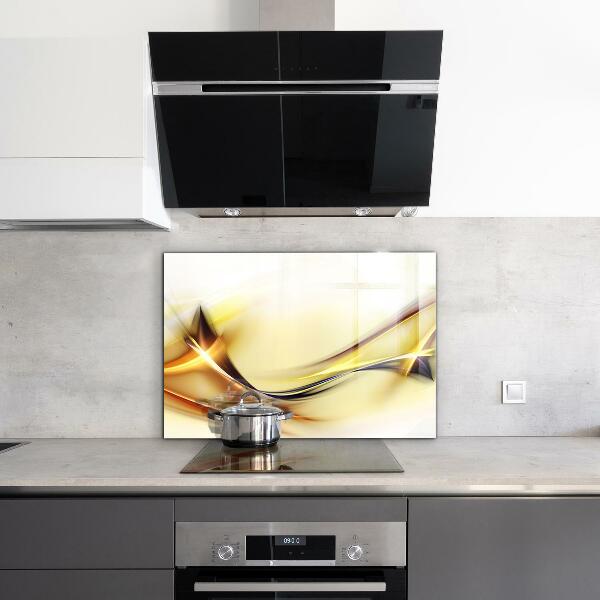 Konyhai panel Energiahullám absztrakció