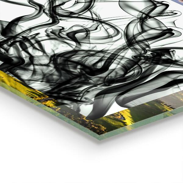 Konyhai panel Füst elvont szalagok