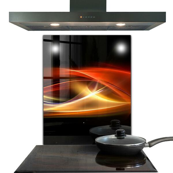 Konyhai panel Absztrakt vibráló energia