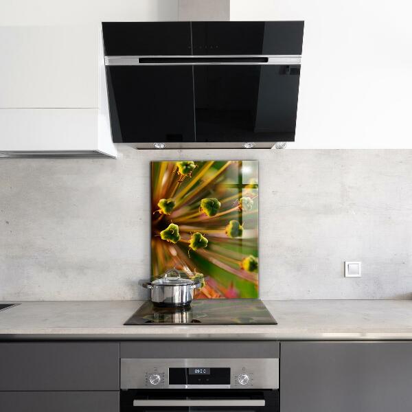 Konyhai hátfal panel Virágmakró fotózás