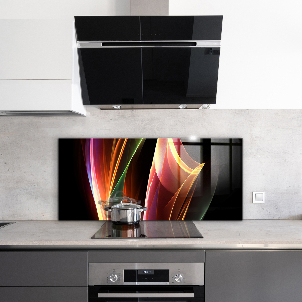 Konyhai panel Energiahullámok absztrakciója