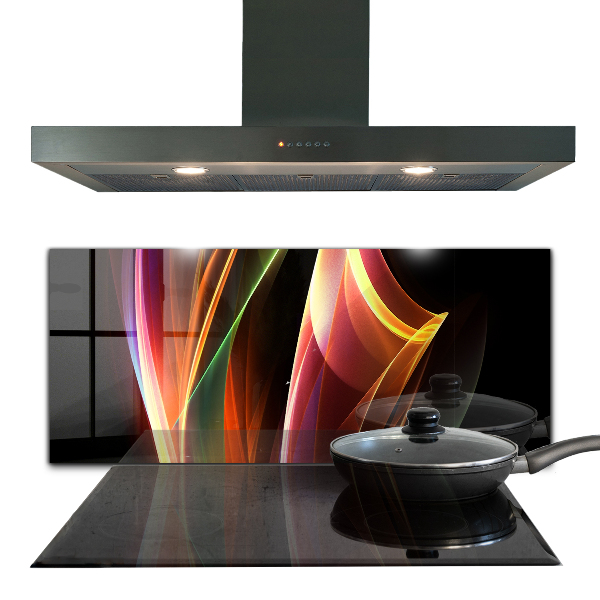 Konyhai panel Energiahullámok absztrakciója