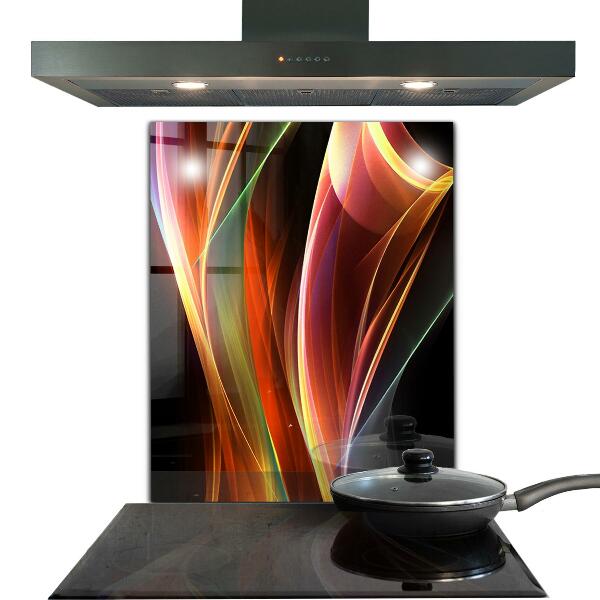 Konyhai panel Energiahullámok absztrakciója