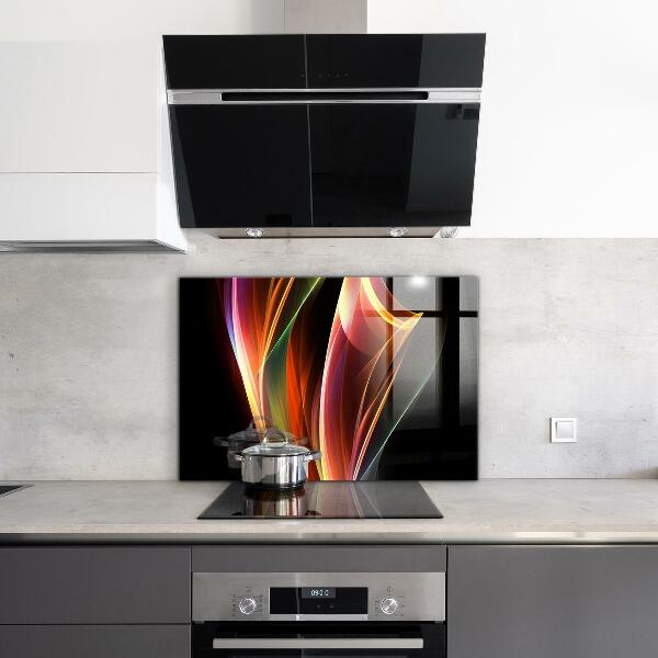 Konyhai panel Energiahullámok absztrakciója