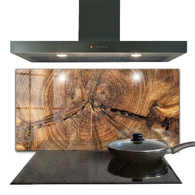 Konyhai üveg fali panel Törzs textúrája