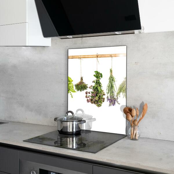 Konyhai panel Szárított gyógynövények egészséges étrend