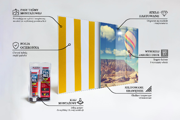 Konyhai hátfal panel Cappadocia balloons türkiye