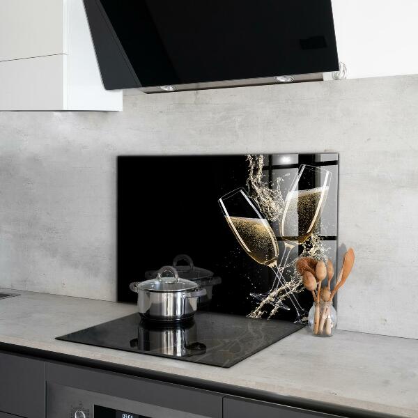 Konyhai panel Pezsgős éjszakai pirítós