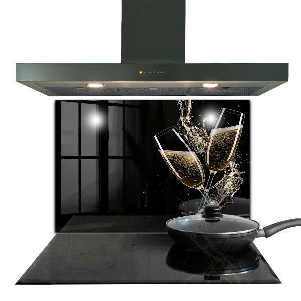 Konyhai panel Pezsgős éjszakai pirítós