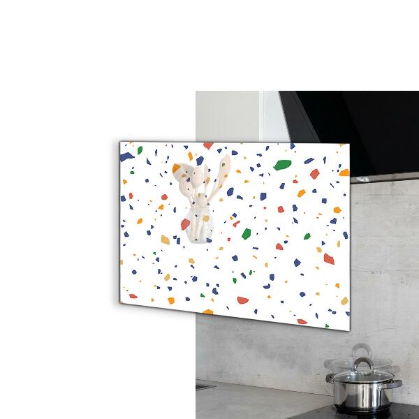 Konyhai hátfal panel Terrazzo terrazzo pebbles