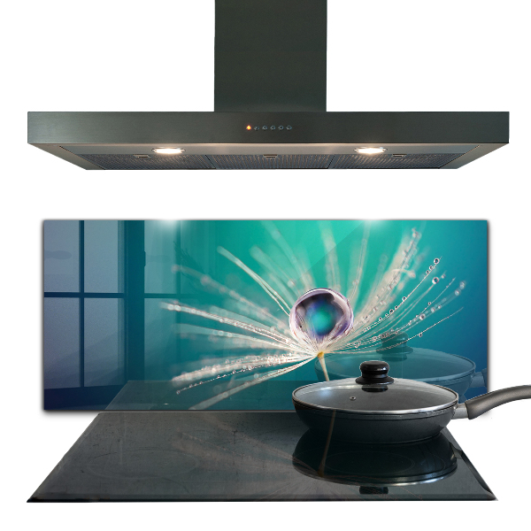 Konyhai hátfal panel Pitypang harmatcseppel