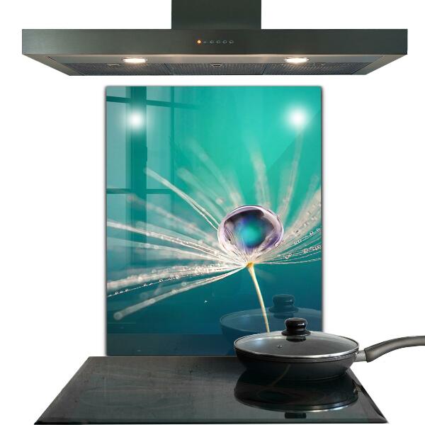 Konyhai hátfal panel Pitypang harmatcseppel