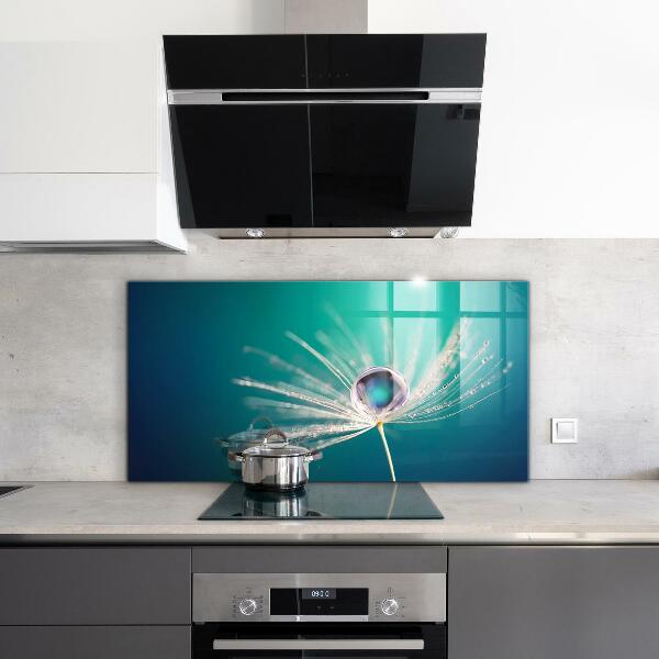 Konyhai hátfal panel Pitypang harmatcseppel