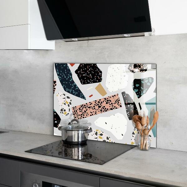 Konyhai hátfal panel Terrazzo terrazzo gránit