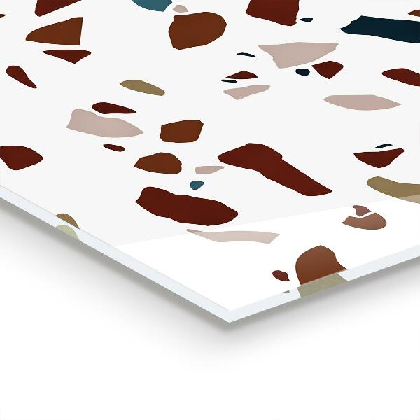 Konyhai hátfal panel Terrazzo stone