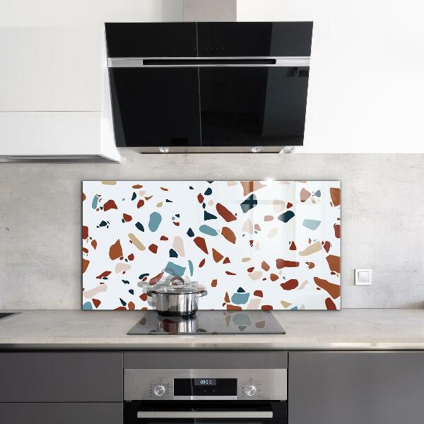Konyhai hátfal panel Terrazzo stone