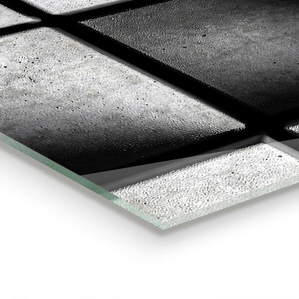 Konyhai panel Monokróm kockák