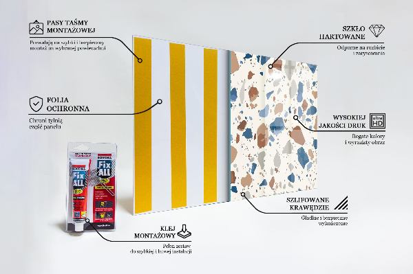 Konyhai hátfal panel Terrazzo terrazzo stone