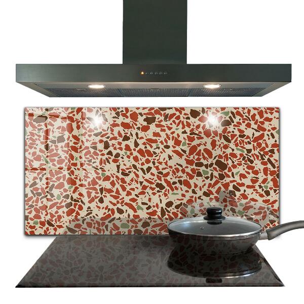 Konyhai hátfal panel Terrazzo kőszerkezet