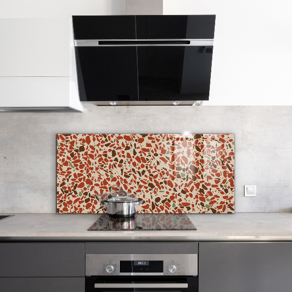 Konyhai hátfal panel Terrazzo kőszerkezet