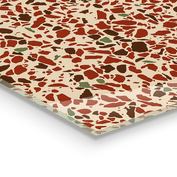 Konyhai hátfal panel Terrazzo kőszerkezet