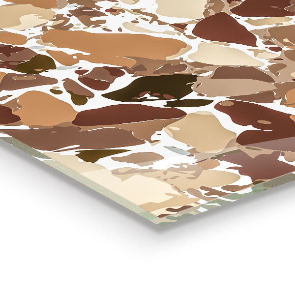 Konyhai hátfal panel Terrazzo természetes kő