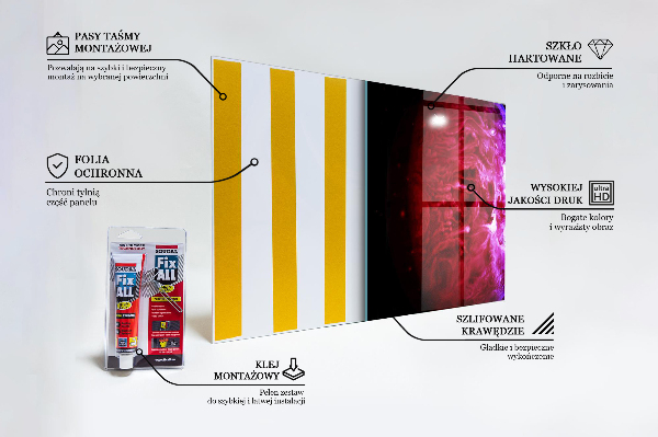 Konyhai hátfal panel Titokzatos bolygóűr