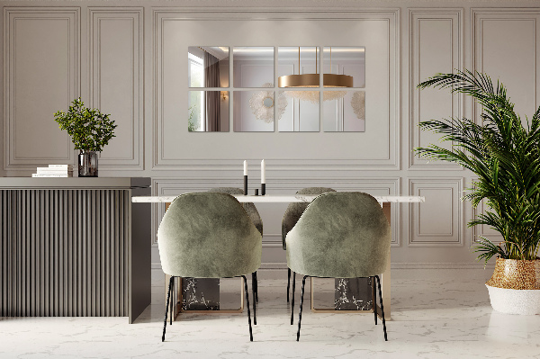 Tükör csempék 6 db 20x20 cm