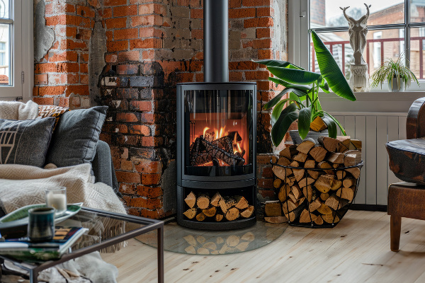 Kandalló üveg alátét 100x100 cm