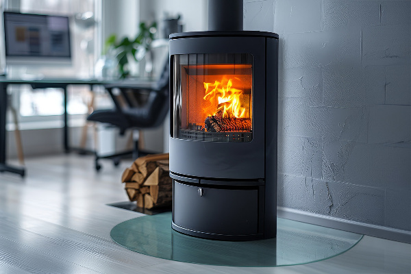 Kandalló üveg alátét 100x100 cm