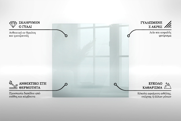 Kandalló üveg alátét 100x50 cm