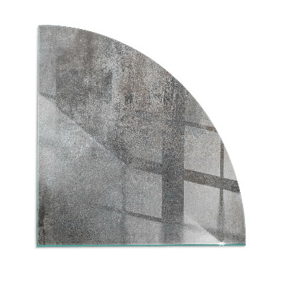 Negyedkör alakú kandalló alátét Nyers felületi textúra