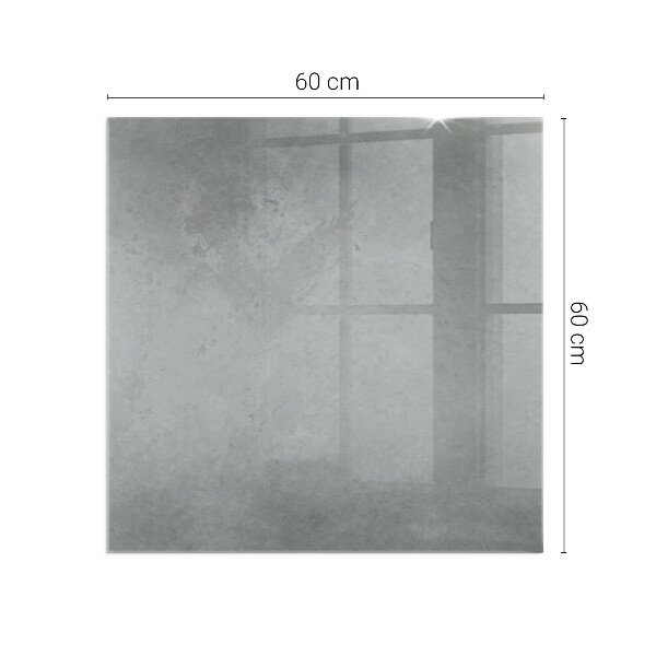 Négyzet alakú kandalló alátét Beton textúra hatással