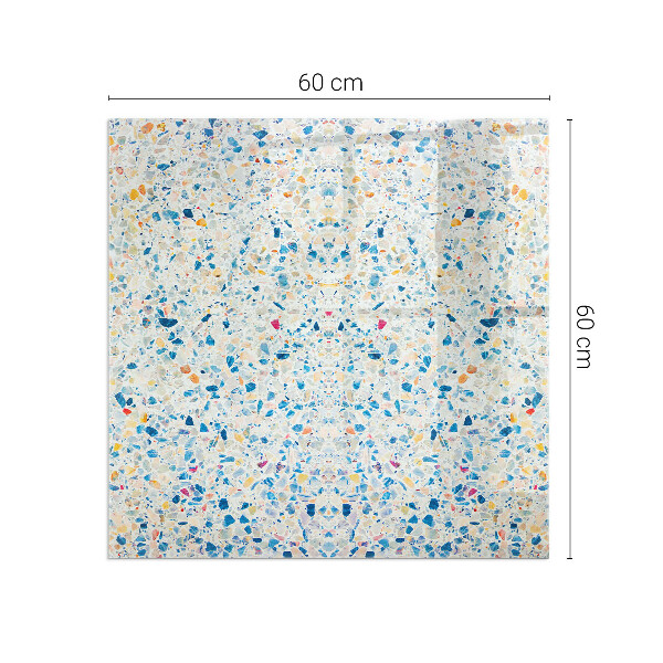 Négyzet alakú kandalló alátét üveg Absztrakt textúra minta