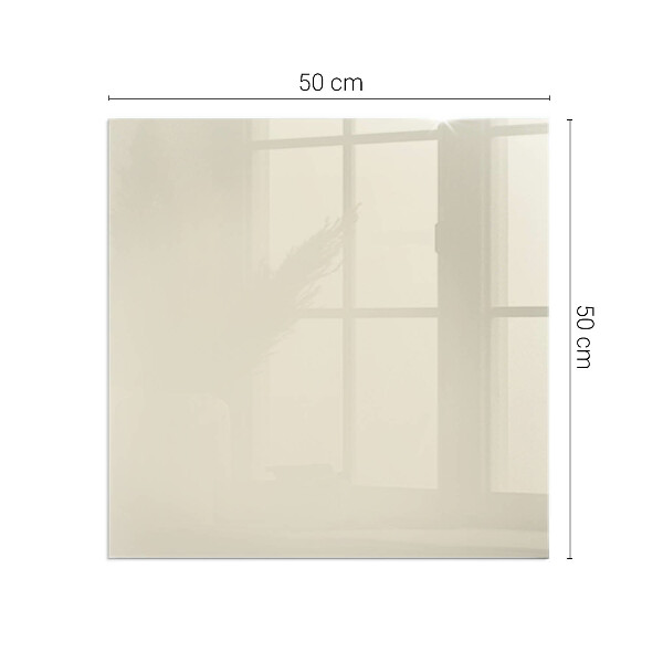 Négyzet alakú kandalló alátét Szín Bézs