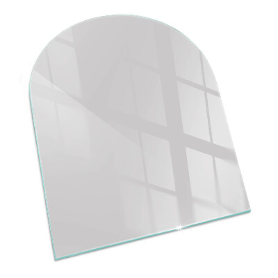 Félkör alakú kandalló alátét üveg Szín Szürke