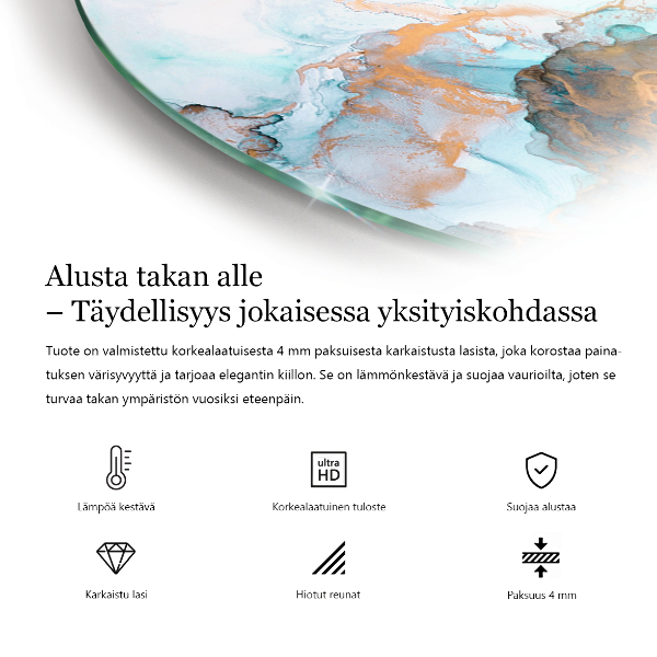 Félkör alakú kandalló alátét üveg Szín Világosszürke