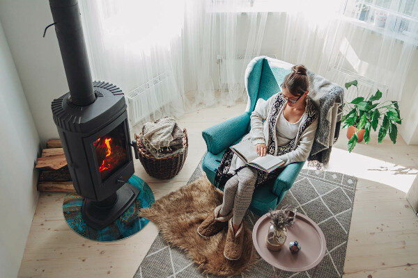 Kerek üveg kandalló alátét Absztrakt organikus minta