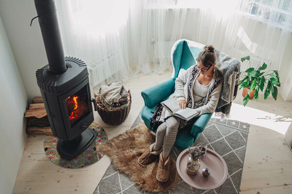 Kerek kandalló alátét Sokszögű minták rácsban