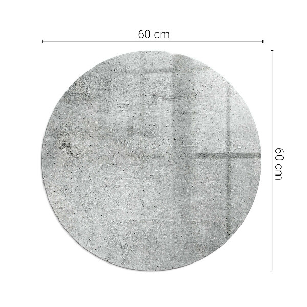 Kerek kandalló alátét Nyers beton textúra