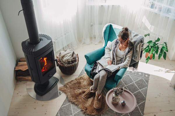 Kerek üveg kandalló alátét Világos krémszínű