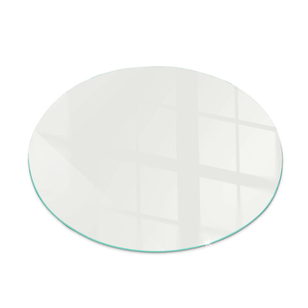 Kerek kandalló alátét üveg Elefántcsont színű